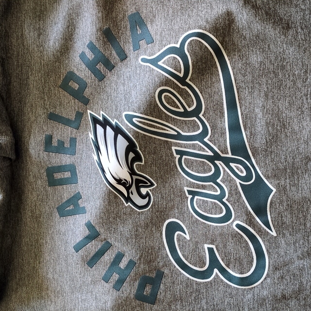 NWT Nike Philadelphia Eagles Gray Dri Fit Hoodie Size Small - Picture 3 of 7